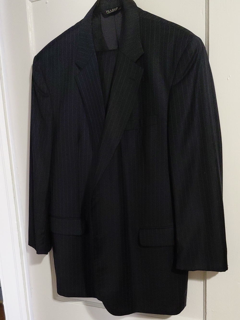 Jos. A. Bank Men's Black Pinstripe Suit Jacket